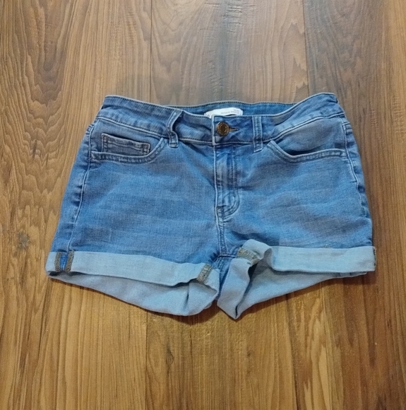 So Kohl's Low Rise Favorite Shortie Demin Shorts size girl 7 - Picture 2 of 15